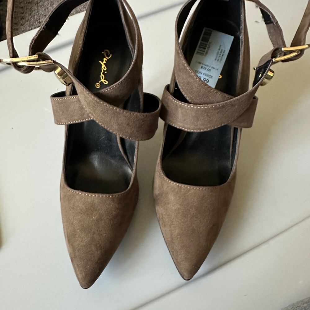 Brown Suede Women's Shoes